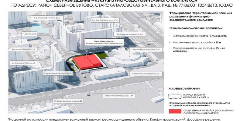 Около ТЦ КРУГ построят физкультурно-оздоровительный комплекс