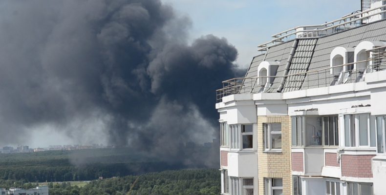 На пожаре в Северном Бутово спасено 4 человека