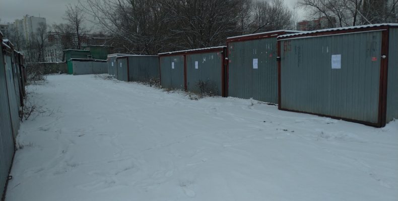 Демонтаж гаражей (ракушек) в Северном Бутово Феодосийская улица, 1к11