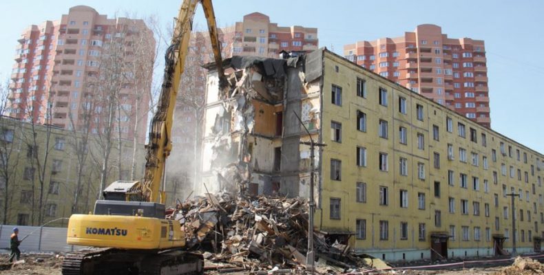 Список стартовых площадок и построенных домов по программе реновации