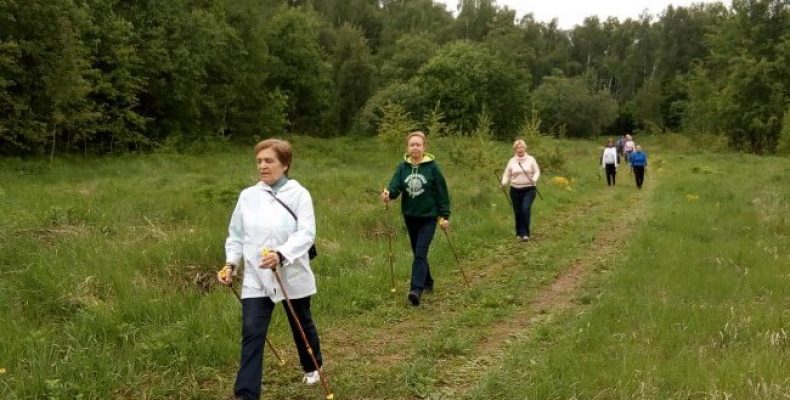 «Скандинавские ходоки выходного дня» в Северном Бутово