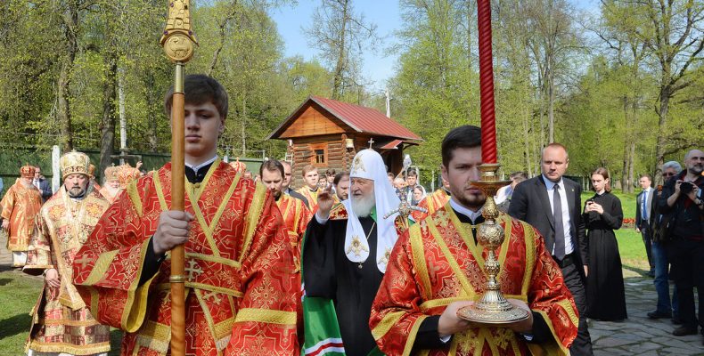 Святейший Патриарх Кирилл совершил Литургию на Бутовском полигоне