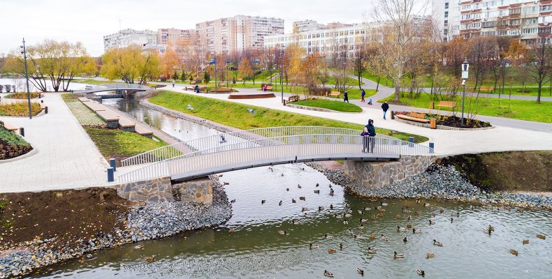 В Северном Бутово закончилась реконструкция Качаловских прудов