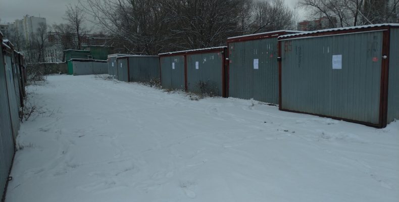 Демонтаж гаражей (ракушек) в Северном Бутово Феодосийская улица, 1к11