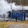 Возгорание на газорегуляторном пункте. 11 домов в районе Северное Бутово в Москве остались без газа.
