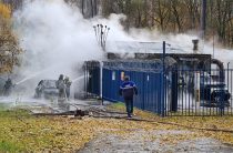 Возгорание на газорегуляторном пункте. 11 домов в районе Северное Бутово в Москве остались без газа.