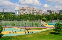 На территории района Северное Бутово обустроено футбольное поле