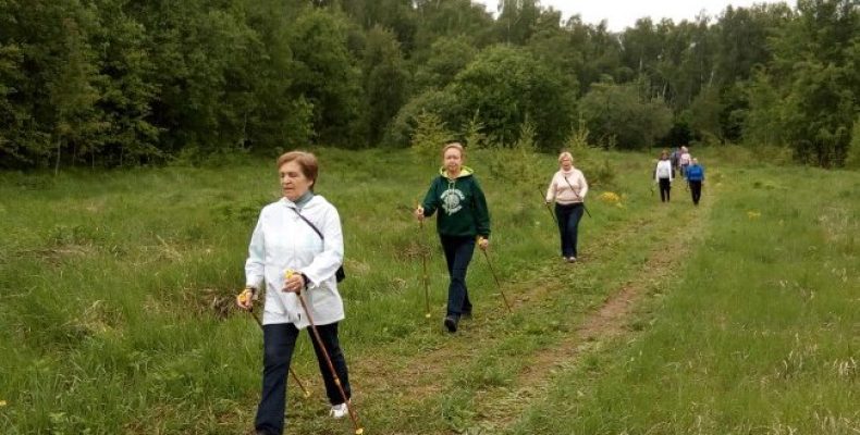 «Скандинавские ходоки выходного дня» в Северном Бутово
